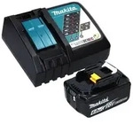 Makita DDF 458 RG1J Akku Bohrschrauber 18 V 91 Nm + 1x Akku 6,0 Ah + Ladeger&auml;t...