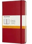 Notizbuch Medium 11,5x18cm liniert Hardcover 104 Blatt scharlachrot