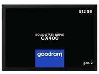 "Goodram CX400 gen.2, 512 GB, 2.5", 550 MB/s, 6 Gbit/s"