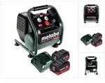 Metabo Power 160-5 18 LTX BL OF Akku Kompressor 18 V 8,0 bar Brushless + 2x...