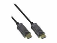 InLine® HDMI AOC Kabel, Ultra High Speed 8K4K, schwarz, 20m Kabel - mit...