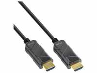 InLine® HDMI AOC Kabel, Ultra High Speed 8K4K, schwarz, 30m Kabel - mit...
