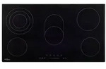 vidaXL Glaskeramik-Kochfeld mit 5 Platten Touch Control 77 cm 8500 W