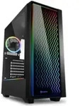 Sharkoon RGB LIT 200 Midi-Tower PC-Geh&auml;use Schwarz