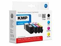 KMP MULTIPACK C110V - 4er-Pack - Größe XXL - Schwarz, Gelb, Cyan, Magenta -