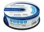 MEDIARANGE 25 x BD-R - 50 GB 6x - mit Tintenstrahldrucker bedruckbare Oberfl&auml;che