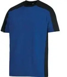T-Shirt MARC Gr.L royal/schwarz FHB