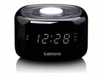 Der Lenco CR-12 ist ein kompakter FM-Radiowecker mit 0,6 Zoll LED-Anzeige und einem