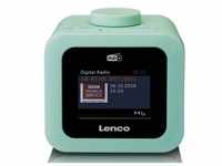 Der hippe Lenco CR-620 DAB+ Radiowecker hat unterschiedliche, praktische Funktionen.