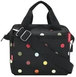 KLICKfix Lenkertasche Roomy dots, 24x22x13cm, ohne Lenkeradapter, schwarz/bunt