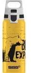 Vedes SIGG BRAVE BAER 0.6 L Trinkflasche ALU mit WMB ONE TOP, BPA frei, Auslaufsiche