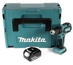 Makita DDF 459 M1J Akku Bohrschrauber 18V 45Nm im Makpac + 1x 4,0 Ah Akku - ohne