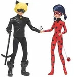 Vedes Bandai - Miraculous Ladybug und Cat Noir,ca. 26cm P50365