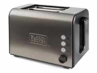 Black+Decker ES9600060B BXTO900E Toaster, 900, Edelstahl, Grau (BXTO900E)