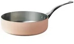 De Buyer GERADE SAUTEUSE, KUPFER/EDELSTAHL PRIM