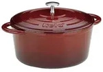 kela 11948 Calido Br&auml;ter Gusseisen, 5 l &oslash; 26 cm, H 12 cm, rot
