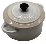 Le Creuset 71901107160100, 0,25 l, Wei&szlig;, Steingut, Emaille, Thailand, 138 mm