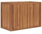 vidaXL Hochbeet 100x50x70 cm Massivholz Teak
