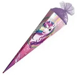Schult&uuml;te Einhornportrait - sechseckig 100 cm