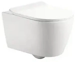 Beitz & Walz AqvaCeramica WC Wand Tiefsp&uuml;ler sp&uuml;lrandlos 520 x 360 mm - wei&szlig; -