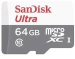 SanDisk Ultra - Flash-Speicherkarte (microSDXC-an-SD-Adapter inbegriffen) - 64 G