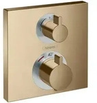 hansgrohe HG Fertigmontageset ECOSTAT SQUARE f UP-Thermostat 2 Verbr