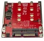 StarTech.com M.2 auf SATA Adapter - Dual Slot M.2 NGFF SSD Adapter f&uuml;r 2,5in