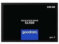 GoodRam CL100 - 240 GB - SATA - 520 MB/s - 400 MB/s - Schwarz
