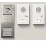 Siedle SET CAB 850-2 E/W T&uuml;rsprechanlage Kabelgebunden Infofeld Silber, Wei&szlig;