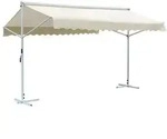 vidaXL Freistehende Markise Cremefarben 4 x 3 m