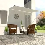 vidaXL Einziehbare Markise 350&times;150 cm Creme