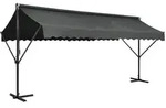 vidaXL Freistehende Markise 500x300 cm Anthrazit