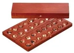 3003 - Hus, Hevea Holz, klein, Brettspiel aus Holz, 1-2 Spieler, ab 8 Jahren
