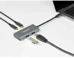 Delock 63260 USB-Hub 2+2 Port USB-A, USB-C&reg; USB 3.2 Gen2 10 GBit/s mit USB-C&reg;