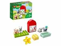 LEGO 10949 DUPLO Town Farm Animals Spielzeug mit Enten-, Schweine- und