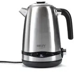 Camry CR 1291 Moderner Edelstahl-Wasserkocher 1,7 L mit LCD-Anzeige -Silber