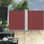 vidaXL Ausziehbare Seitenmarkise Braun 140 x 600 cm