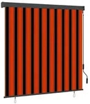 vidaXL Au&szlig;enrollo 160x250 cm Orange und Braun
