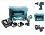 Makita DDF 458 RTJ 18V Akku Bohrschrauber 91 Nm im Makpac mit 2x BL1850 B 5,0 Ah Akku