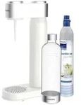 Philips Home Wassersprudler Aqua Soda Maker wei&szlig; Grundger&auml;t, und 1 CO2-Zylinder,