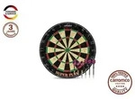 Carromco Dartscheibe Superplay Borsten Dartboard mit 3 Stahl- und 3 Softdarts,