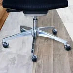 5x Design-Rollen ROLO LUX 11mm 50mm B&uuml;ro-Stuhl-Rollen f&uuml;r Hartb&ouml;den Chrom (5er