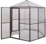 vidaXL Gew&auml;chshaus Aluminium 240&times;211&times;232 cm