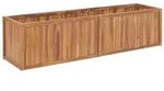 vidaXL Garten-Hochbeet 200 x 50 x 50 cm Massivholz Teak