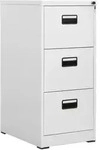 vidaXL Aktenschrank Hellgrau 46x62x102,5 cm Stahl