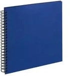 Spiralalbum Cloth blau, 30X30 cm