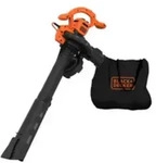 Black & Decker BEBLV260-QS, Handgehaltenes Gebl&auml;se, 315 km/h, 40 l, 10:1, Schwarz,