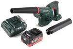 Metabo AG 18 Akku Gebl&auml;se 18 V + 1x LiHD Akku 5,5 Ah + Ladeger&auml;t
