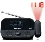 4 Stk. LENCO DAB+ Uhrenradio CR-615BK sw