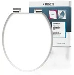 MDF WC-Sitz SPIRIT WHITE, mit Absenkautomatik